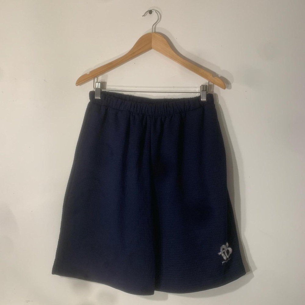 FUBU Men's Navy and White Shorts